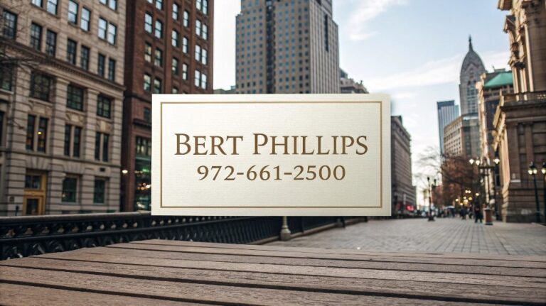 Bert Phillips 972-661-2500