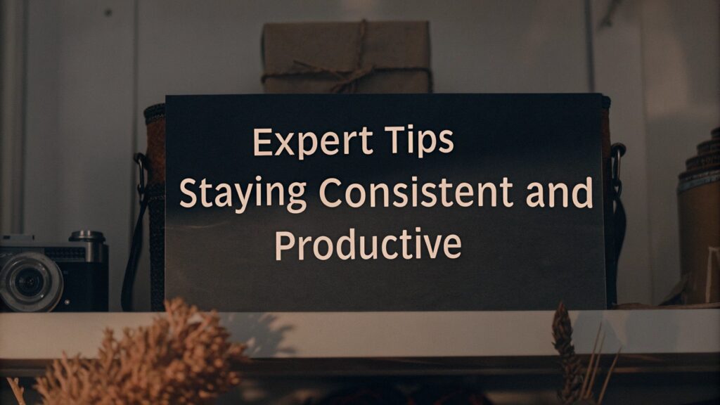 Expert Tips for Staying Consistent and Productive